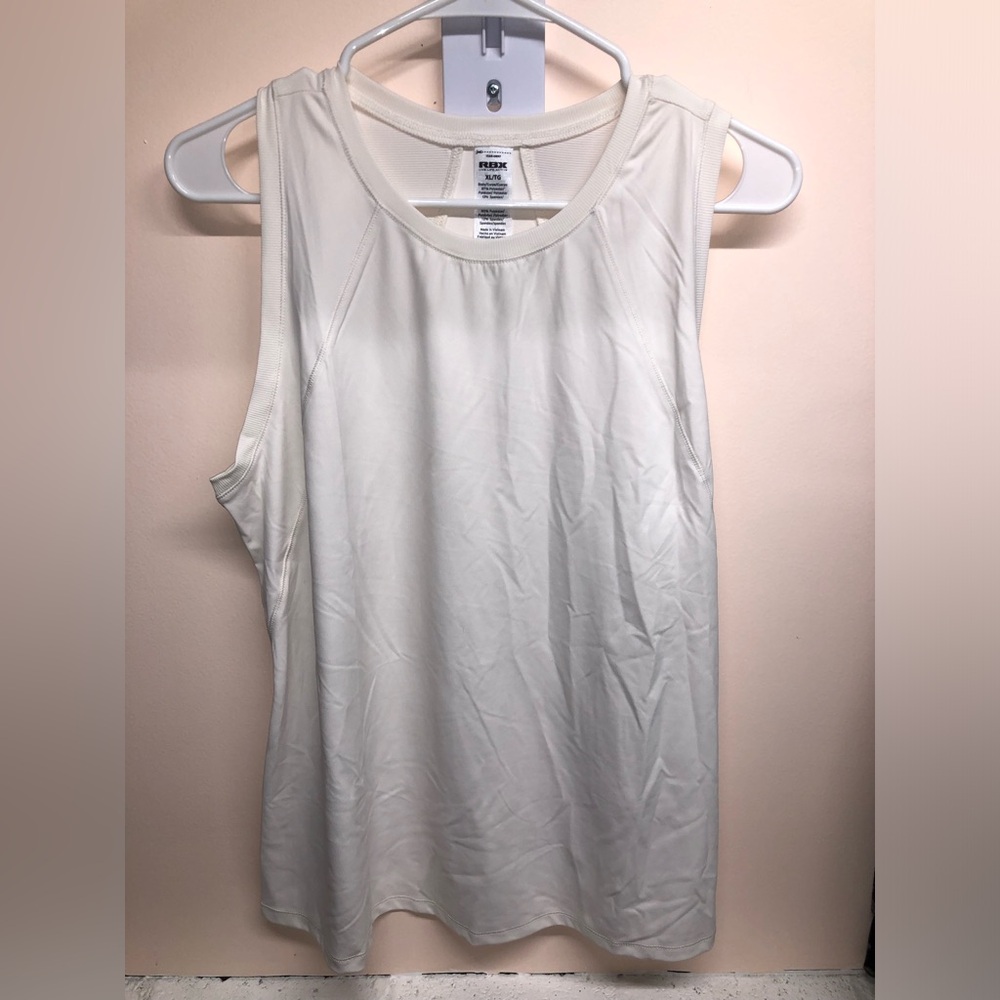 White flowy tank top